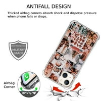 Božićni praznični slučaj kompatibilan sa iPhone mini, jedinstvenim trendovskim dizajnom TPU cofper cover