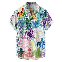 Muške majice kratkih rukava Havajska majica Party košulje na plaži Majice Ležerne tipke Donje majice