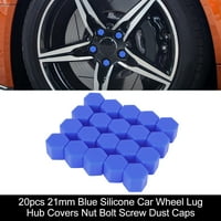 HUB kotača pokriva vijak za vijak za vijak za prašinu plavi silikonski automobil
