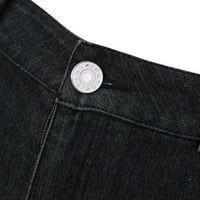 Mveomtd ripped zvona za donje traperice za žene klasične visokokvalificirane pantalone žene žene Jean