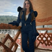Aoochasliysweat odijela za žensku čišćenje Žene Trendy Ležerne prilike guste vruće skijanje na otvorenom