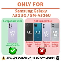 Osobni tanki poklopac školjke Kompatibilan je za Samsung Galaxy A 5G, tic tac toe ispis, fleksibilan,
