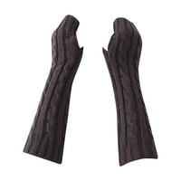 Haxmnou Fashion Wone Pol Finger Woodne rukavice Muške i ženske zime održavaju tople rukavice zimskih