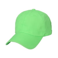 Bacc pribor žensko ljeto Ležerne prilike, čvrsto fluorescentna boja za bejzbol kapa vizorski vizir kape za bejzbol kape zelene boje