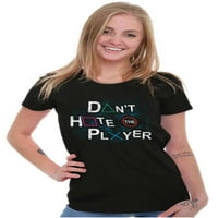Ne mrzite igrač video gamera ženska majica dame majice tine brisco marke x