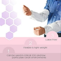 Snabdijevanje bijelim polipropilenskim rukavima 21 . Netkane statičke disipativne zaštitne ruke rukava