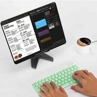 U lagana tastatura i miš sa pozadinom RGB svjetla, višestruki tanak punjiva tastatura Bluetooth 5. i 2,4 GHz stabilna veza za tipkovnicu za MSI ge laptop