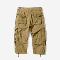 Viikei Muški kratke hlače Plus veličine Hlače za muškarce Casual Pure Boja na otvorenom Pocket plaža