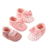 Seyurigaoka za bebe cipele, protiv klizanja Bowknot pamučne cipele PREVALKER SOFT SOLE cipele za djevojčice
