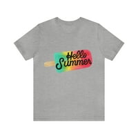 Pozdrav ljetna popsicle majica, ljetna majica, ljetne majice za žene i muškarce