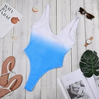 Ženski kupaći kupaći kostim za kupaće kostime za kupanje za kupanje, kupaći kostim kupaćim odijelom za žene plavo m
