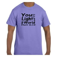 Kršćanska religijska majica ti si svjetlost svijeta