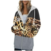 Slatka odjeća Staljiva odjeća ženska jesenska zimska modna patentni hoodie dugih rukava pulover Sportski