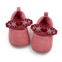 Cipele prve luk djevojke dječje meke cipele princeze cvjetne cipele Neklizajuće hodanje za bebe cipele