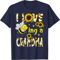 Ljubav Biti baka suncokret pčela, majica majke