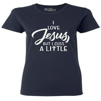 Trgovina4 god Žene volim Isuse, ali ja sam malo grafičke majice XX-velika mornarica
