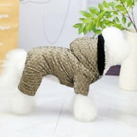 Elaydool multicolor štene zimski kaput kućna kućna kućna odjeća čisti pamuk za male srednje pse mačke