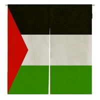 Palestinska zastava japanske zavjese zavjese zavjese za zavjese za zavjese za prozor za zavjese