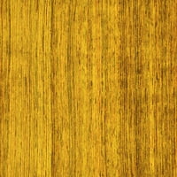 Ahgly Company Indoreni pravokutnik Sažetak žuti modernim prostirkama, 3 '5'