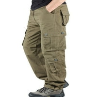 Muški joggers hlače duge višestruki džepovi na otvorenom modna casual jogging cool pant elastična wais