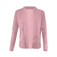 Bluze za žene Dressy Ležerne prilike, puni u boji Casual Fashion Dug rukav kardigan Top jakna kaput