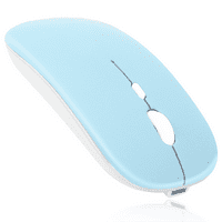 2.4GHz i Bluetooth punjivi miš za TCL Tab 10L Bluetooth bežični miš dizajniran za laptop MAC iPad Pro