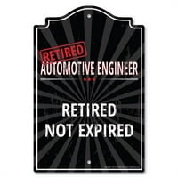 Prijava u. Plastični znak - u penzionisani automobilski inženjer