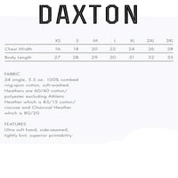 Daxton Premium Boston Nation Thirt kratkih rukava Crew Crew Pamuk Tee, Crna bijela, 1xl