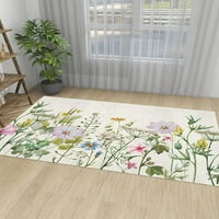 Područje prostirke 3 '5' proljetni cvjetni ručni tepih za dnevnu sobu spavaće sredstvo za pranje tepiha