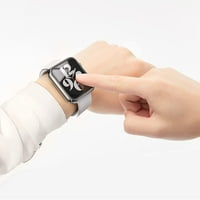 Čvrsti futrola s kaljenim zaštitnim zaštitom od stakla kompatibilan sa Apple Watch se serijskim serijama