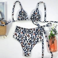 Vbnergoie Weons Print Bikini push-up jastučić kupaći kostimi kupaći odjeću