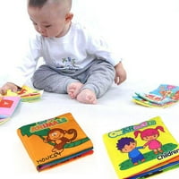 TureClos meke krpe knjige Hurle Sound novorođenčad rano učenje obrazovne kolica od zvecke igračke