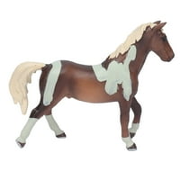 Simulacija konjskog igračaka, životno ukrasni obojen životinjski model PVC za djecu igračku