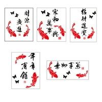 Kineski znakovi Zidna naljepnica za odmor Novogodišnja kućna spavaća soba dnevni boravak Stakla ukras