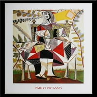 Žena u vrtu Pablo Picasso muzej umjetničko slikanje Ispis