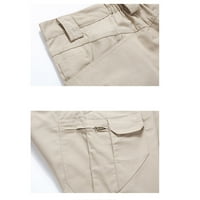 B91XZ kratke hlače za muškarce Scratch - muški i vanjski džep kratki teret multi muške hlače kaki, xl