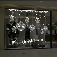 Cuoff Christmas Shop Prozor Zidne naljepnice Božićne zvona jelena