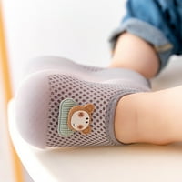 Rovga Boys Djevojke životinjski otisci crtane čarape cipele Toddler prozračne mrežne čarape Neklizne