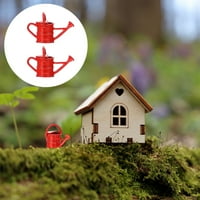 Minijaturna zalijevanje može mini kuću dekor legura zalijevanje lom lutke uređenje kuće