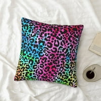 Rainbow Animal Teksture Jastuk za bacanje navlake za krevet, kauč za krevet Klit Klit Dekorativni jastuci