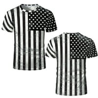 Aktivna majica dugih rukava Muška nezavisnost Zastava Casual Soft i udobna majica Majica kratkih rukava