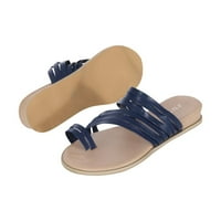OAVQHLG3B Ženske flip flopske ploče Rimske cipele Ljetne sandale Ležerne prilike udobne flip flops plaže