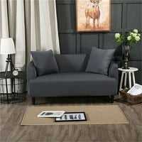 Kauč ​​na kauč sjedala - čvrsta boja Super Stretch Sofa poklopac Recliner Lounge Setsee Fotelja Loveseat
