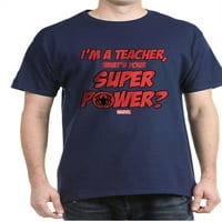 Cafepress - Spider Man Učiteljica tamna majica - pamučna majica