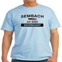 Cafepress - Sembach Air Base Ash Siva majica - Light majica - CP