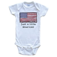 Samo malo američka smiješna slatka Sjedinjene Države zastava za bebe