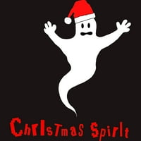 Božićni duh muški ugljen Heather Grey Graphic Tee - Dizajn od strane ljudi L
