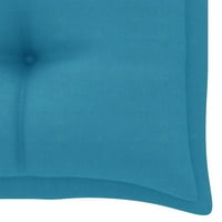 Vrtna klupa za jastuk svijetlo plava 39.4 x19.7 2.8 tkanina