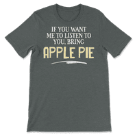 Smiješna majica jabuke - ako želite da vas slušam