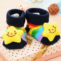 HUNPTA TODDLER Cipele Boys BABY SOCKS Proklizne stereoskopske djevojke 3D crtane podne cipele za bebe